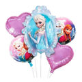 Frozen Children Birthday Party Leaf Helium Balloon Set
