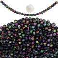 Black Beads colored Letters