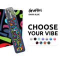 Graffiti Dark Blue