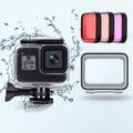 Case + Touch Cover + 3-color Filter for GoPro 8