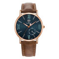 Navy Blue+Brown