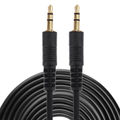 Length: 10m Black, (Gold Plated)