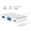 VGA+USB3.0 to Type-C Silver