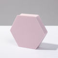 Large Light Pink Hexagon