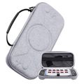O-Pattern Fabric Gray