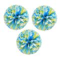 Matte Large Encrypted Ring Blue Yellow White