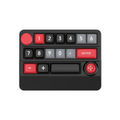 W909 Black Red