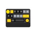 W909 Black Yellow
