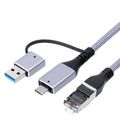 2-in-1 Ethernet Cable