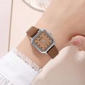 Silver Case Brown Strap