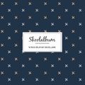 Navy with small crosses