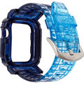 Double Blue-Silver Clasp
