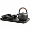with Tea Tray (Black)