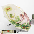Cat Pattern Silver Tape Umbrella