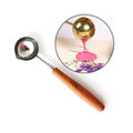 Straight Round Wooden Spoon