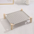 Small Wooden Gray Bottom