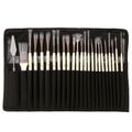 Pearl White Pole Black Bag