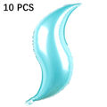 24-inch Tiffany blue S-shaped