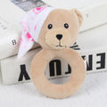 Sleep Bear Pink Rattle