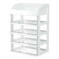5 Layer White Drawer (White)