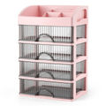 5 Layer Black Drawer (Pink)