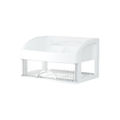 2 Layer White Drawer (White)