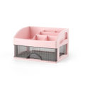 2 Layer Black Drawer (Pink)