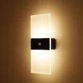 Black Rectangular Warm Light