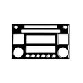 Car CD Radio Playback Panel