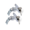 2 PCS Silver T Shape Handle