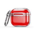 Transparent Red + Silver