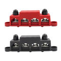 1 Pair Black & Red M10 Stud
