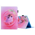 Pink Background Cat