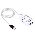 USB Interface Guitar Link Cable (White)