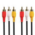 3 RCA to 3 RCA, Length: 3m