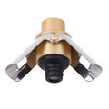 2 PCS  Push-button Wine Bottle Stopper(Gold)