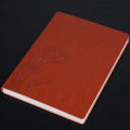 B5 Embossed Charred Tea Brown
