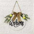 Whiteboard Black Letter Welcome Sign