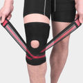 Patella Riding Protective Gear(Black / Red)