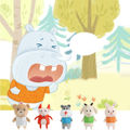 5 PCS/Set Hippo+Story Cards