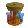 Round Brown with Color Cup