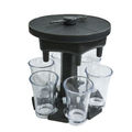 Hexagon Gray with Transparent Cup