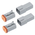 2 PCS DT04-4P / DT06-4S With Copper