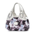 White Handle Purple Flower