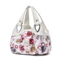 White Handle Red Rose