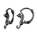 Large Black Gold Plated