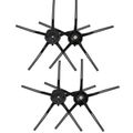 4pcs Black Side Brush
