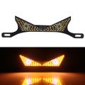 Triangle Light White Yellow Flashing