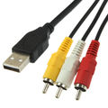 USB to 3 RCA, Length: 1.5m