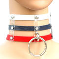 (White+Dark Blue+Red)